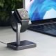 Satechi Aluminum Apple Watch Stand - луксозна алуминиева поставка за Apple Watch (тъмносив) 5
