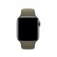 Apple Khaki Sport Band S/M & M/L - оригинална силиконова каишка за Apple Watch 38мм, 40мм (кафяв) 2