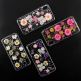 4smarts Soft Cover Glamour Bouquet - силиконов (TPU) калъф с цветя за iPhone XS, iPhone X (златист-розов) 1