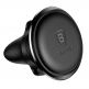 Baseus Magnetic Air Vent Mount Holder with Cable Clip - магнитна поставка за радиатора на кола за смартфони (черен) 1