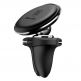 Baseus Magnetic Air Vent Mount Holder with Cable Clip - магнитна поставка за радиатора на кола за смартфони (черен) 5