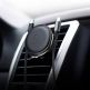 Baseus Magnetic Air Vent Mount Holder with Cable Clip - магнитна поставка за радиатора на кола за смартфони (черен) 8