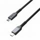 Nomad Kevlar USB-C to USB-C Charging Cable 100W - здрав кевларен USB-C към USB-C кабел за MacBook и устройства с USB-C порт (300 см) (черен) 1