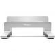 Macally Vertical Laptop Stand - вертикална стоманена поставка за MacBook и лаптопи (сребрист) 4