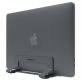 Macally Vertical Laptop Stand - вертикална стоманена поставка за MacBook и лаптопи (тъмносив)  2