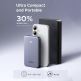 Преносима външна батерия с 1xUSB-C и 1xUSB-A изходи и технология за бързо зареждане - Ugreen Two Way Power Bank 10000 mAh 22.5W (сив) 1