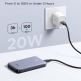 Преносима външна батерия с 1xUSB-C и 1xUSB-A изходи и технология за бързо зареждане - Ugreen Two Way Power Bank 10000 mAh 22.5W (сив) 2