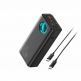 Външна батерия 26800 mAh с 4xUSB и 2xUSB-C изходи за зареждане на смартфони и таблети - Baseus Ambilight Power Bank 65W with Digital Display Quick Charge (черен) 1