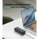 Външна батерия 26800 mAh с 4xUSB и 2xUSB-C изходи за зареждане на смартфони и таблети - Baseus Ambilight Power Bank 65W with Digital Display Quick Charge (черен) 4