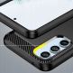 Тънък силиконов (TPU) калъф за Samsung Galaxy A34 5G - Tech-Protect Carbon Flexible TPU Case (черен) 2