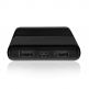 4smarts Power Bank VoltHub Lite+ 10000 mAh - външна батерия с 2 USB изхода (черен)  1