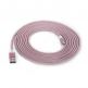 Griffin Premium microUSB to USB Cable - здрав USB кабел за устройства с microUSB порт (150 см) (розово злато) 1