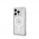 Удароустойчив хибриден кейс за iPhone 15 Pro - Urban Armor Gear Plyo MagSafe Case (прозрачен-бял) 3