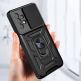 Хибриден удароустойчив кейс с пръстен против изпускане за Samsung Galaxy A33 5G - Techsuit CamShield Case (черен) 3
