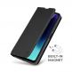  Кожен калъф, тип портфейл с поставка и отделение за кр. карти за Samsung Galaxy A15, Galaxy A15 5G - OBALME SmoothTouch Leather Flip Case (черен) 3