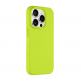Силиконов калъф с MagSafe за iPhone 15 Pro - Tactical MagForce Velvet Smoothie Cover (зелен) 1