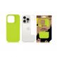 Силиконов калъф с MagSafe за iPhone 15 Pro - Tactical MagForce Velvet Smoothie Cover (зелен) 3