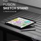 Удароустойчив хибриден кейс с поставка за iPad Air 13 (2024), iPad Air 13 (2025) - Ringke Fusion Sketch Case (черен-прозрачен) 1