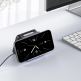 Тройна поставка (пад) за безжично зареждане за iPhone с MagSafe, Apple Watch, AirPods и Qi съвместими мобилни устройства - Blavec BQI-04 3-in-1 Foldable Fast Wireless Charger 15W (черен) 7