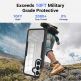 Удароустойчив хибриден кейс с вграден протектор за дисплея за Samsung Galaxy A37 5G - Techsuit ColorVerse 360 Protective Hybrid Case (черен-прозрачен) 5