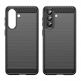 Тънък силиконов (TPU) калъф за Samsung Galaxy A57 5G - Techsuit Carbon Silicone Case (черен) 1