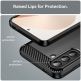 Тънък силиконов (TPU) калъф за Samsung Galaxy A57 5G - Techsuit Carbon Silicone Case (черен) 2