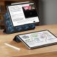 Магнитен полиуретанов калъф с поставка за iPad Air 13 (2025), iPad Air 13 (2024), iPad Pro 12.9 M2 (2022), iPad Pro 12.9 M1 (2021), iPad Pro 12.9 (2020) - ESR Rebound Magnetic Case (черен) 2