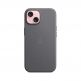 Оригинален текстилен кейс с MagSafe за iPhone 15 - Apple iPhone FineWoven Case with MagSafe (черен) (bulk) 6