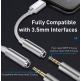 Baseus Lightning to 3.5 mm Adapter - адаптер от Lightning към 3.5 мм аудио жак за устройства с Lightning порт (сребрист) 2