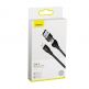 Baseus 2-in-1 Dual Output Cable - USB-C с USB-A накрайник към Lightning кабел за Apple устройства с Lightning порт (100 см) (черен) 4