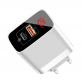 Baseus Mirror Lake Dual USB QC 3.0 Wall Charger 18W CCJMHC-A02 - захранване за ел. мрежа с USB и USB-C изходи и технология за бързо зареждане (бял) 3