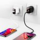 Baseus Mirror Lake Dual USB QC 3.0 Wall Charger 18W CCJMHC-A02 - захранване за ел. мрежа с USB и USB-C изходи и технология за бързо зареждане (бял) 7