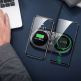 Baseus Simple 2in1 Wireless Charger - двойна поставка (пад) с Fast Charge технология за безжично зареждане за Qi съвместими устройства и Apple Airpods (бял) 7