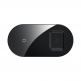 Baseus Simple 2in1 Wireless Charger - двойна поставка (пад) с Fast Charge технология за безжично зареждане за Qi съвместими устройства и Apple Airpods (черен) 2