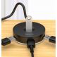 Baseus USB-A & USB-C Round Box Hub Adapter - 4-портов USB хъб за компютри и лаптопи (100 см) (черен) 5