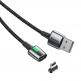 Baseus Zinc Magnetic Cable Kit - кабел с магнитни конектори за Apple продукти с Lightning, microUSB и USB-C (100 см) (черен) 1
