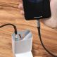 Baseus Horizontal USB-C to Lightning Cable - USB-C към Lightning кабел за Apple устройства с Lightning порт (200 см) (червен) 4