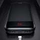 Baseus Mini Cu Power Bank 20000mAh - външна батерия с USB и USB-C изходи за зареждане на мобилни устройства (черен) 7