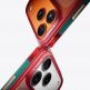 Удароустойчив хибриден кейс с MagSafe за iPhone 17 Pro Max - Torras Ostand Q3 Air World Cup Limited Edition MagSafe Case (червен-прозрачен) 4