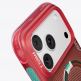 Удароустойчив хибриден кейс с MagSafe за iPhone 17 Pro Max - Torras Ostand Q3 Air World Cup Limited Edition MagSafe Case (червен-прозрачен) 9
