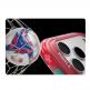 Удароустойчив хибриден кейс с MagSafe за iPhone 17 Pro Max - Torras Ostand Q3 Air World Cup Limited Edition MagSafe Case (червен-прозрачен) 10