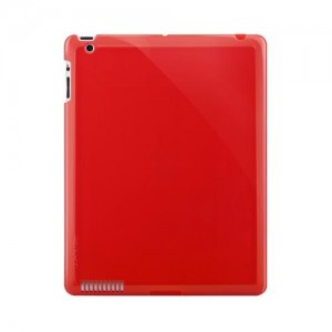 SwitchEasy Nude - поликарбонатов кейс за iPad 3, iPad 4 (червен)