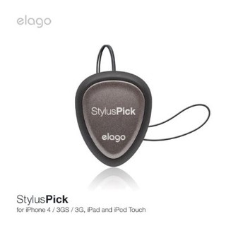 Elago Multiuse Stylus - писалка, почистващ пад и перо за китара за iPhone, iPad, iPod и Galaxy Tab