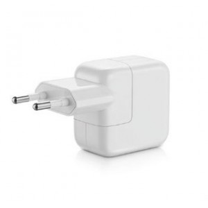 Apple 12W USB Power Adapter - оригинално захранване за iPad, iPhone, iPod (EU стандарт) (retail)