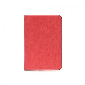 Tucano Ala Folio Case - кожен калъф и поставка за iPad mini, iPad mini 2, iPad mini 3 (червен)