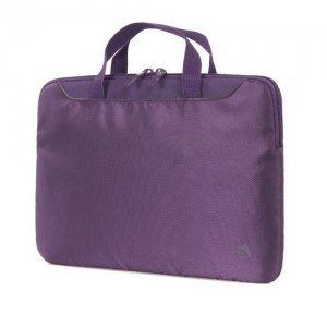 Tucano Mini Sleeve - практична чанта с дръжки за MacBook Air 11, таблети и нетбуци до 11 инча (лилава)