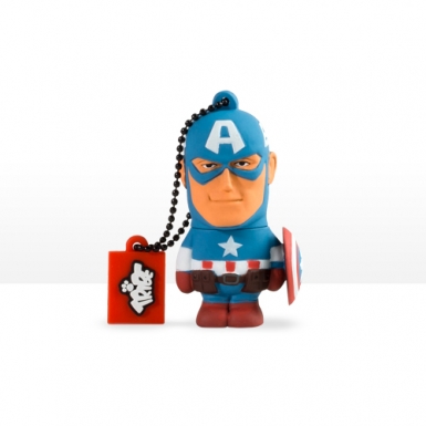 USB Tribe Marvel Captain America High Speed USB 2.0 Flash Drive 8GB - флаш памет 8GB