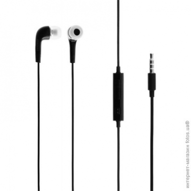 Samsung Headset EHS64AV - оригинални слушалки с микрофон и управление на звука за Samsung мобилни устройства (черен) (bulk)