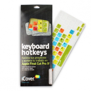 iCover Keyboard Hotkeys Apple Final Cut Pro X - силиконов протектор за Apple и MacBook клавиатури