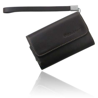 BlackBerry Leather Case - кожен калъф за BlackBerry 9000 Bold, 8520 Curve, 9300 Curve, 9700 Bold, 9780 Bold, 9800 Torch и др. (кафяв)